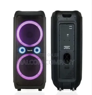 Saachi Outdoor Trolly Speaker Bluetooth/TFM/ Wireless Mic