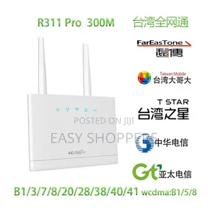 4G Wifi Wireless Router With Sim Card Slot External Antennas