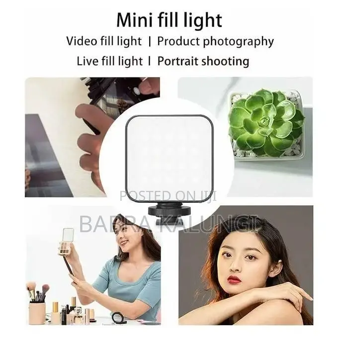 Ay-83 Led Pocket Video Light 360° Adjustable Camera