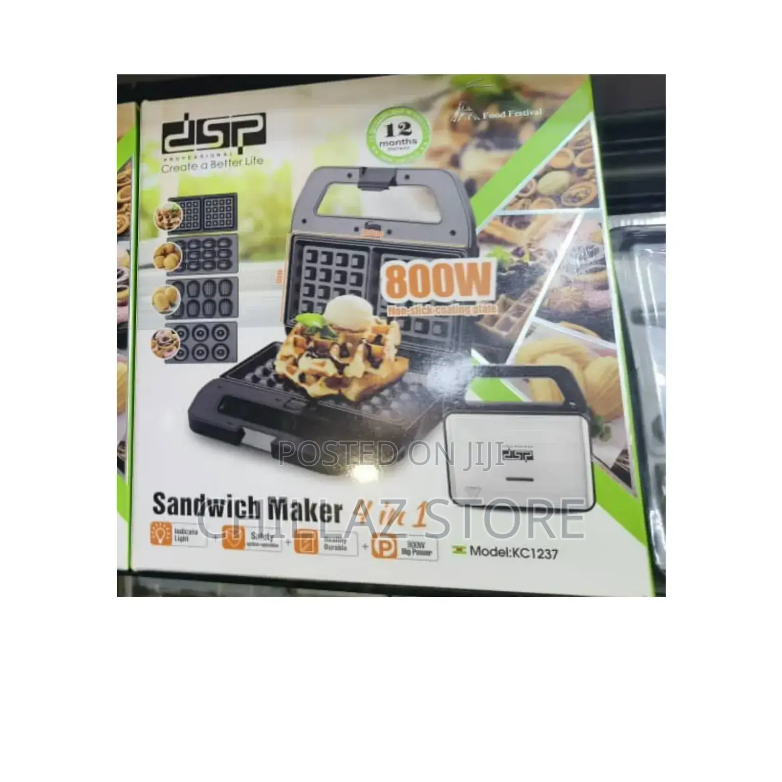 DSP 4 in 1 Electric Sandwich Maker.