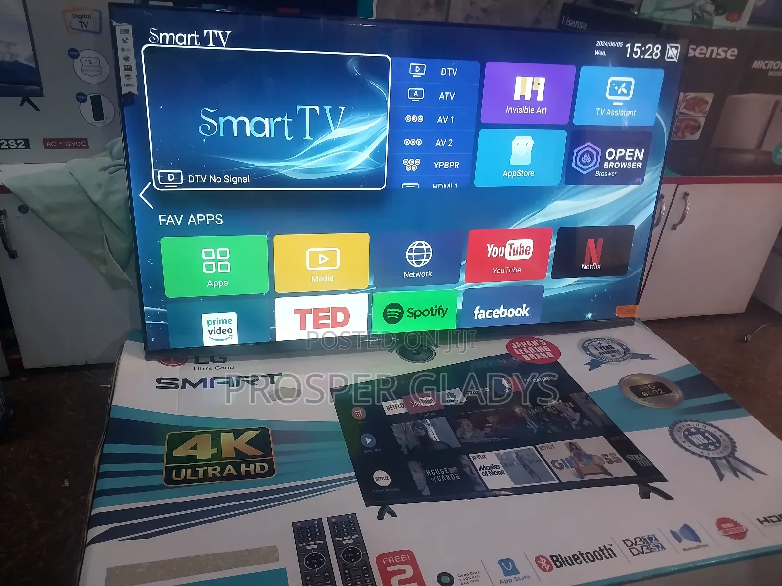 60 Inchs Led Lg Smart Digital Flat Screen Flameless