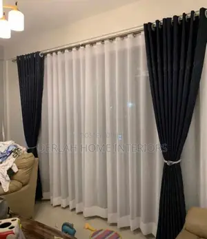 Quality Black Curtains Per Set