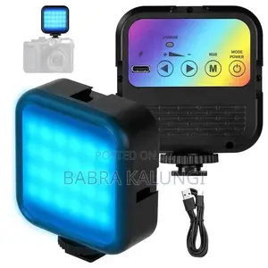 Video Light, Camera Light, 360° Full Color Portable