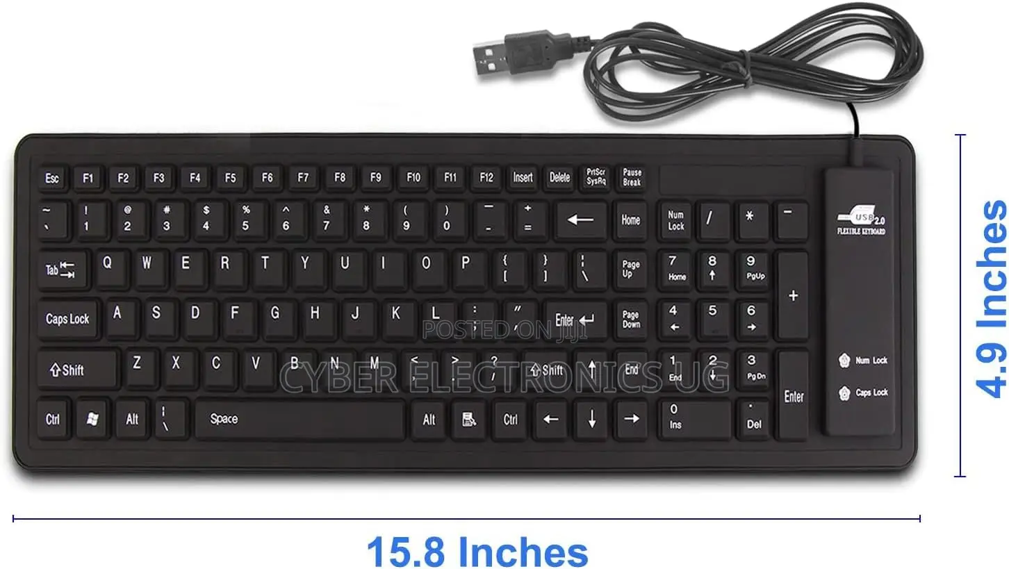 Foldable Keyboard Usb Wired Waterproof Keyboard