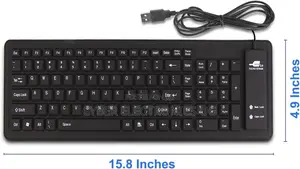 Foldable Keyboard Usb Wired Waterproof Keyboard