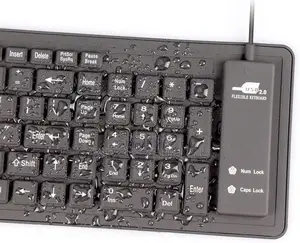 Foldable Keyboard Usb Wired Waterproof Keyboard