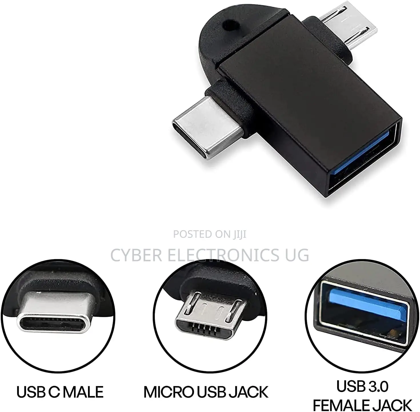 2in1 Type C and Micro Otg to Usb 3.0 High Speed Transfer