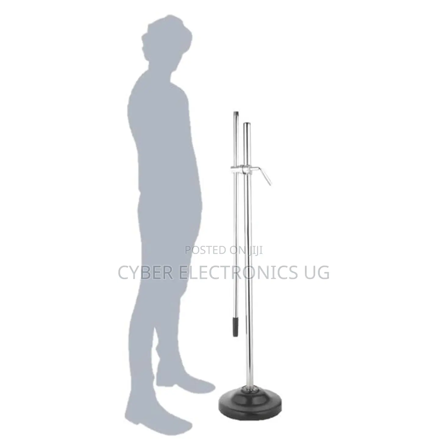 Microphone Stand With Round Base and Fixed Length Boom