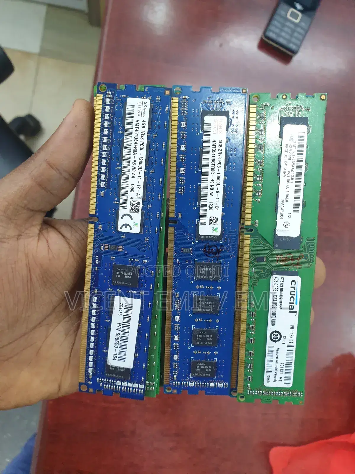 Ram for Desktop Ddr3 4gb