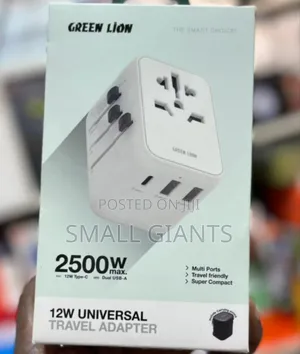 Green Lion 12W Universal Travel Adapter