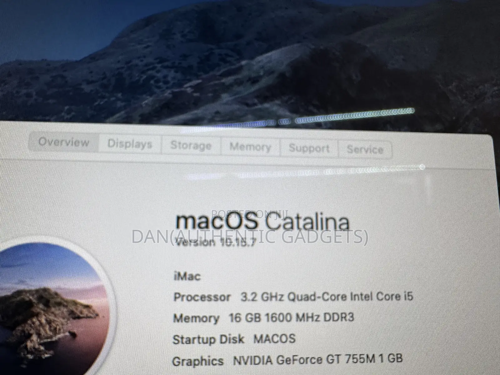Desktop Computer Apple iMac 16GB Intel Core I5 HDD+SSD 1T