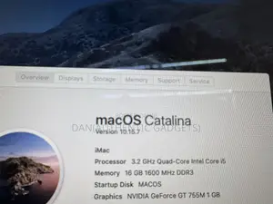 Desktop Computer Apple iMac 16GB Intel Core I5 HDD+SSD 1T