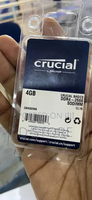 4gb Ram Ddr4 Crucial Laptop