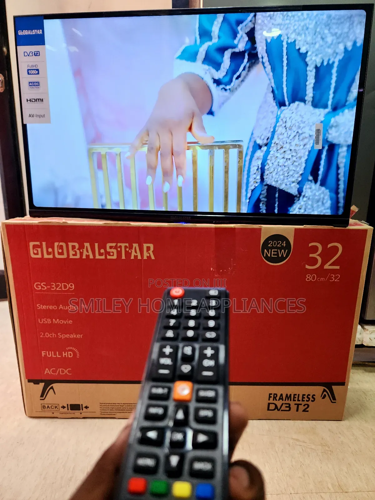 GLOBALSTAR 32INCHES DIGITAL TV With an Inbuilt Decoder