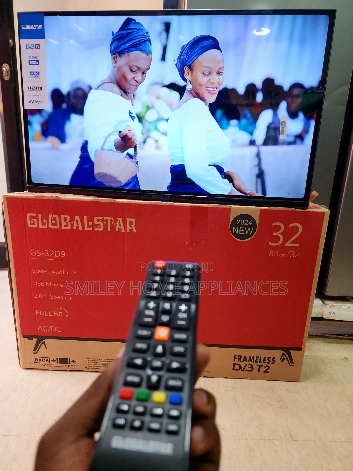 GLOBALSTAR 32INCHES DIGITAL TV With an Inbuilt Decoder