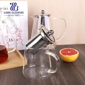 High Broscillicate Tea Glass Pot 750mls