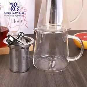 High Broscillicate Tea Glass Pot 750mls