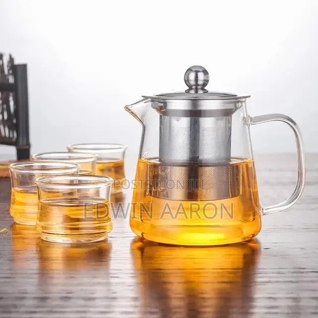 High Broscillicate Tea Glass Pot 750mls