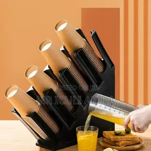 Restarant/Coffe Shop 4section Slanting Disposable Cup Holder
