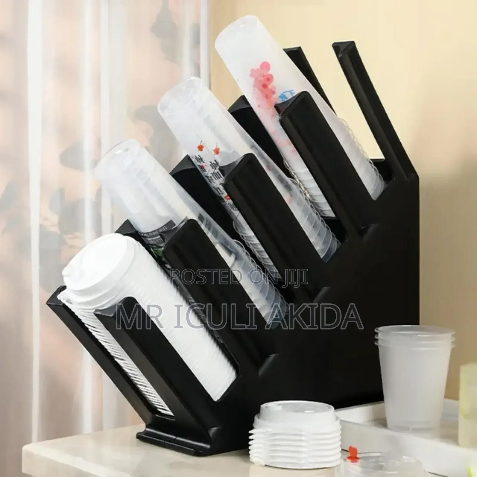 Restarant/Coffe Shop 4section Slanting Disposable Cup Holder