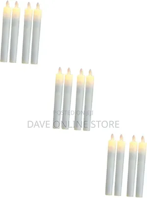 4 PCS Flameless LED Candles Pole