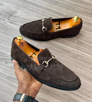 Men’S Louis Vuitton Super Classic Suede Loafers in Stock