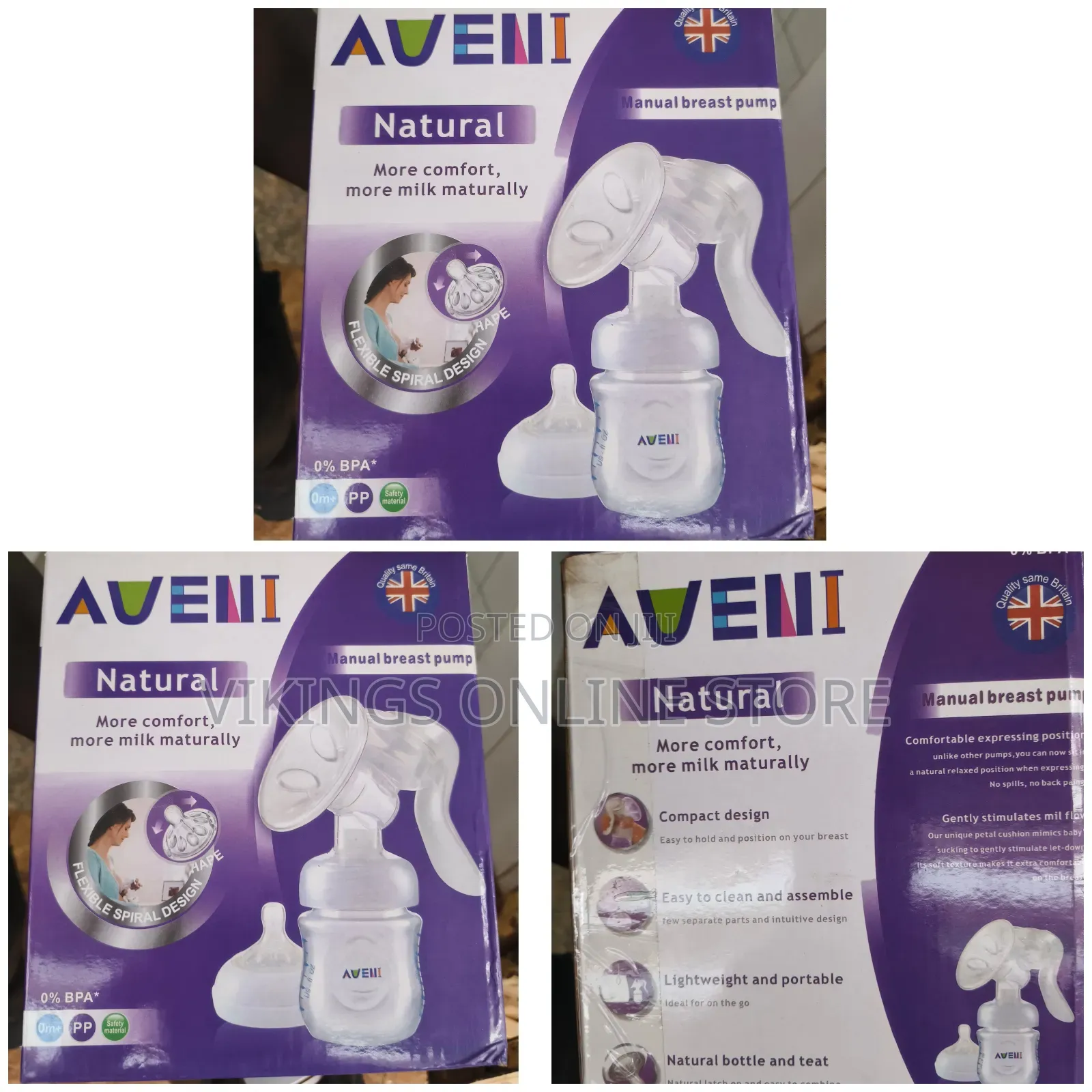 Aveenii Natural Manual Single Breast Pump