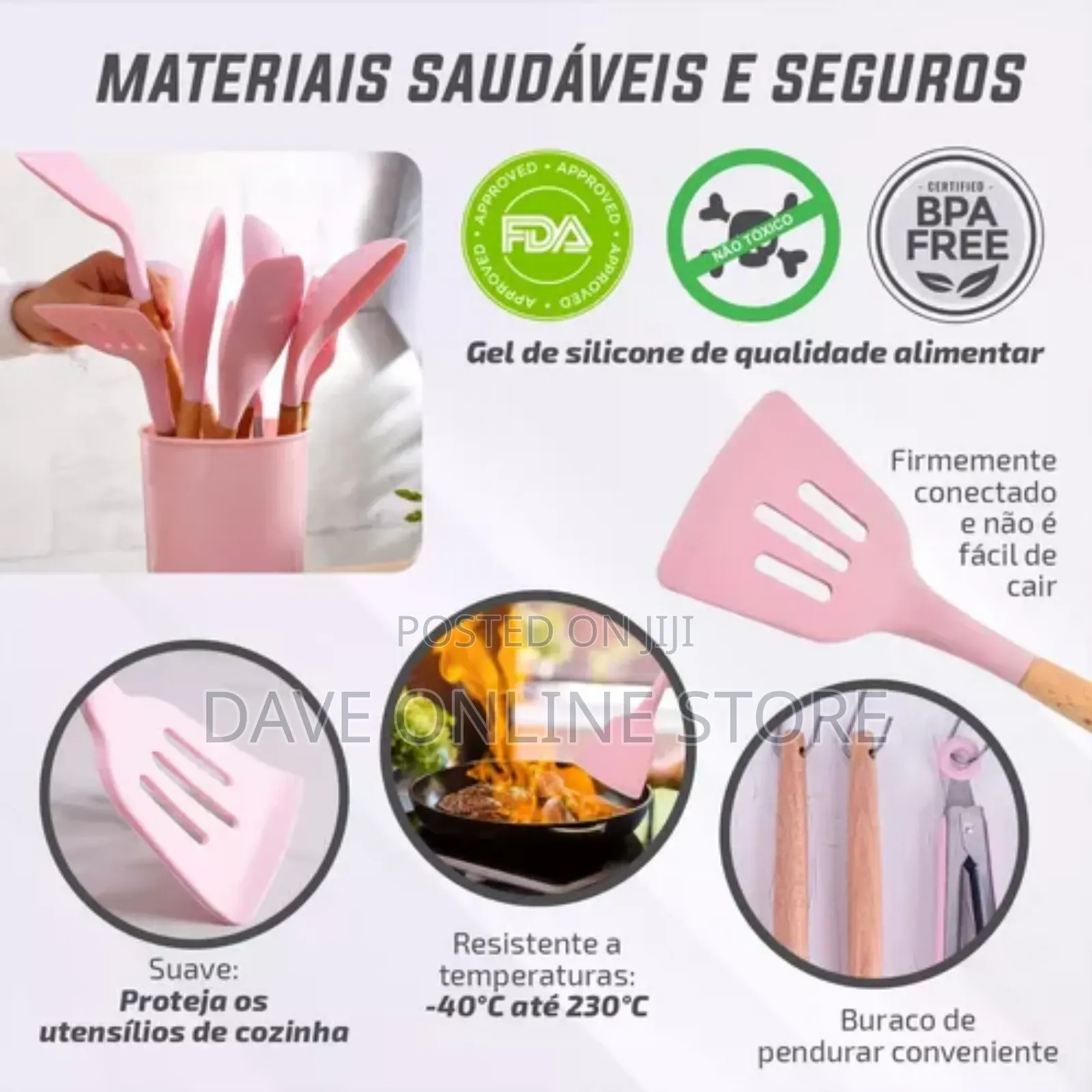 19 Pieces Kit Complete Silicone Kitchen Utensils Set