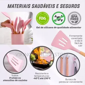 19 Pieces Kit Complete Nonstick Silicone Utensils Set