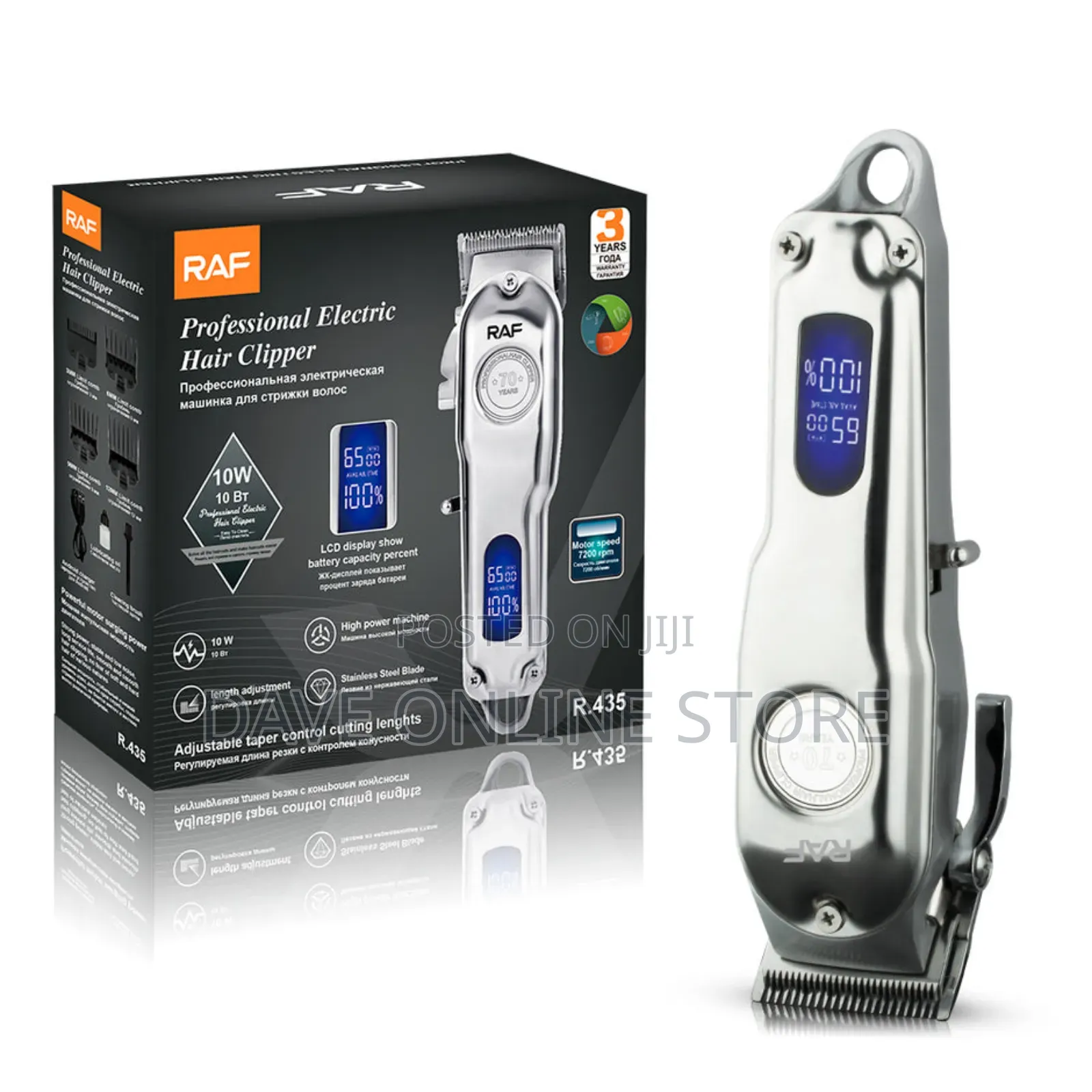 RAF Professional Electric Hair Clipper