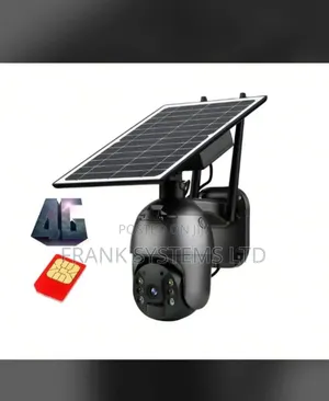 Solar Powered Cameras PTZ Black
