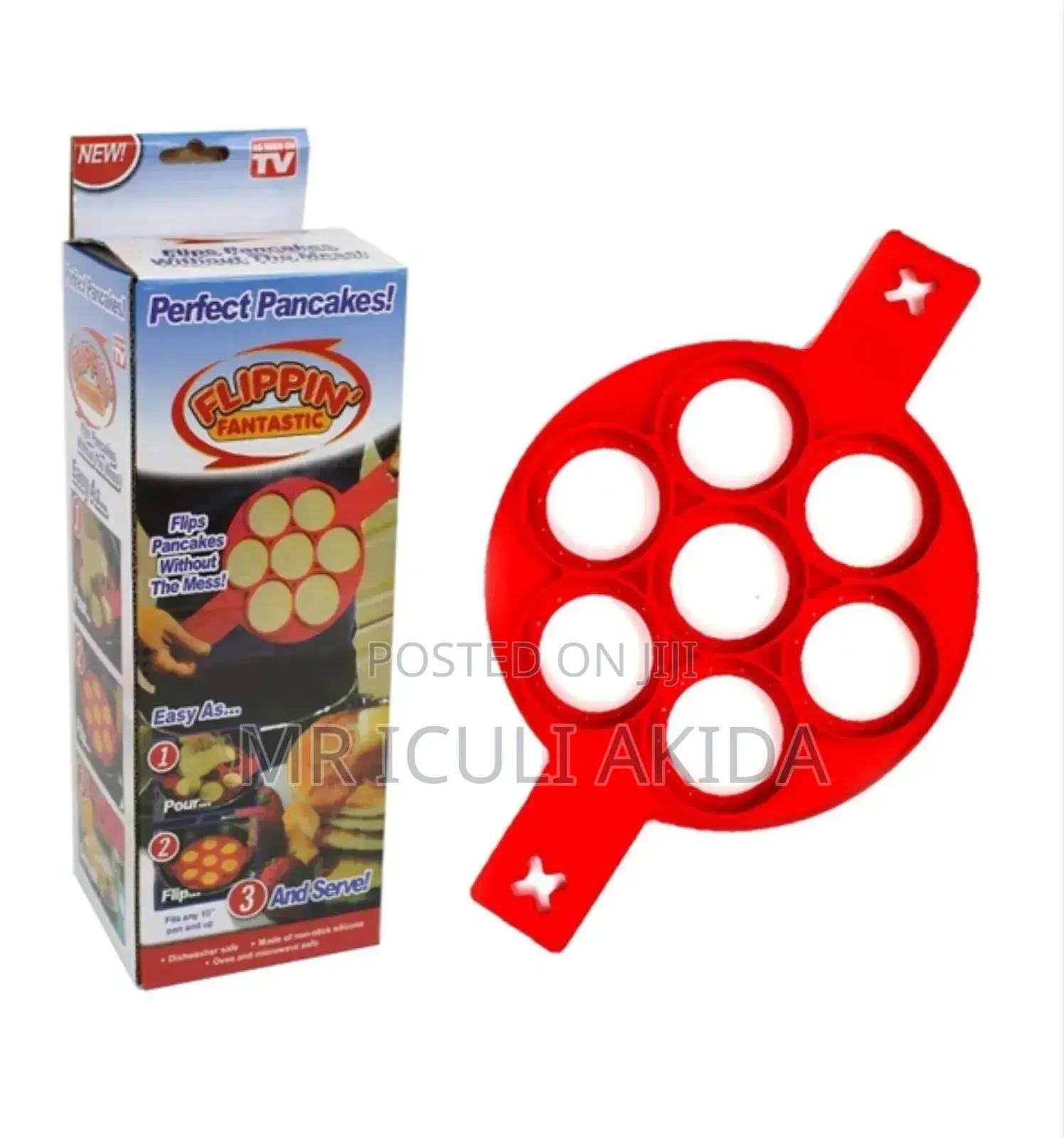 Silicone Pancake Mold Flippinf Fantastic Tray