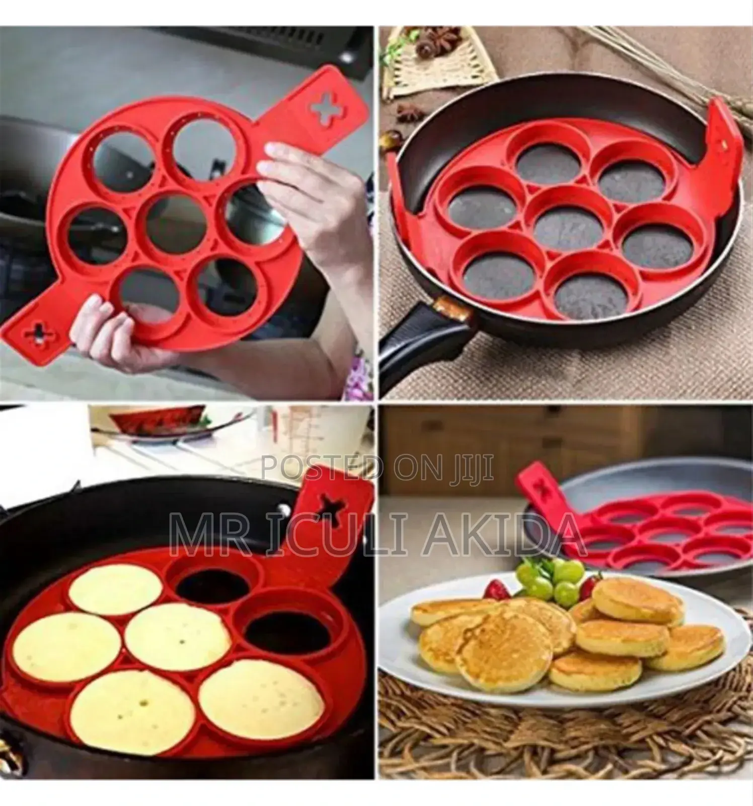 Silicone Pancake Mold Flippinf Fantastic Tray