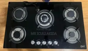 Digiwave Tempered Glass Body 30" 5full Gas Burners Hob