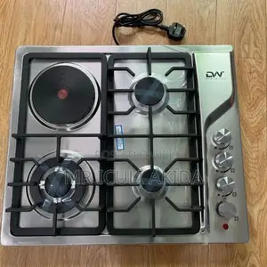 Digiwave Glass 3gas Burner Cooker+1 Electric Hot Plate Hob