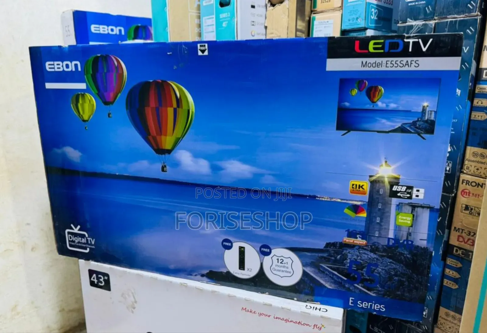Ebon 55inch Smart Tvs Available
