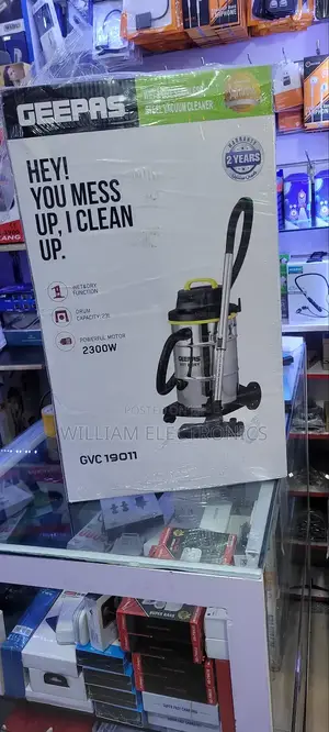 Shining and Durable Stainless Geepas Vacuum Cleaner 23L