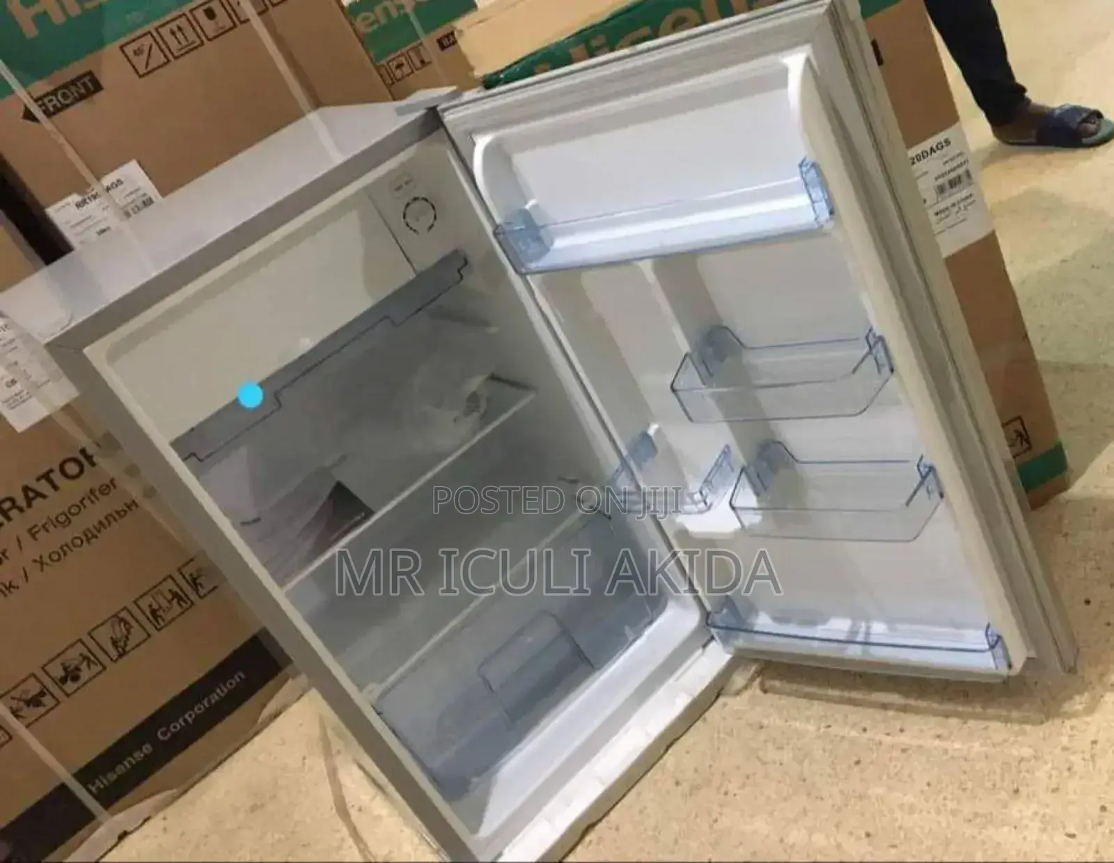 Hisense 120L Brandnew Single Door Silver Refrigerator