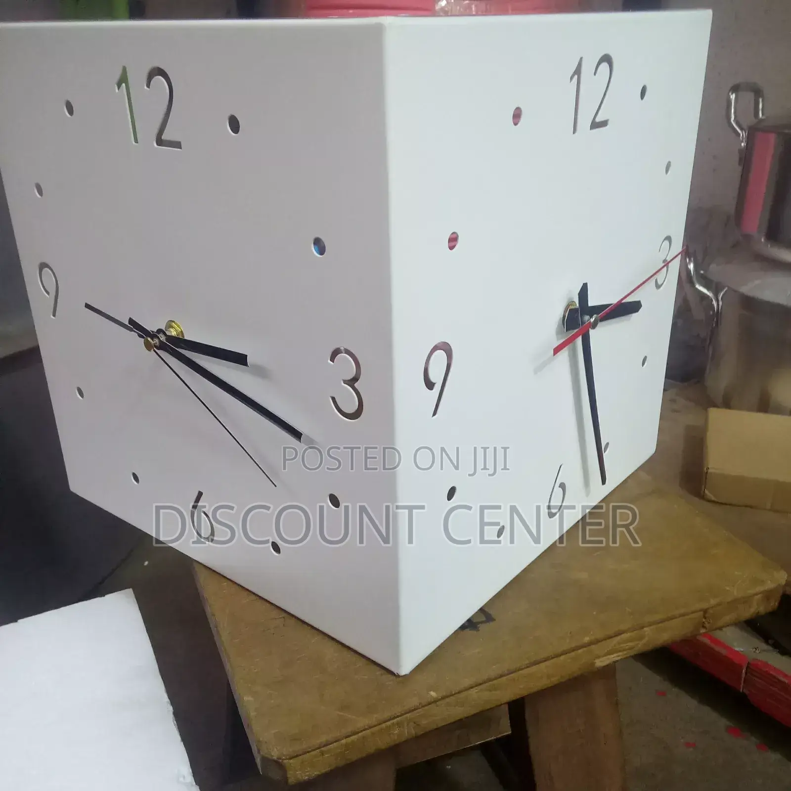 Sided Wall Clock