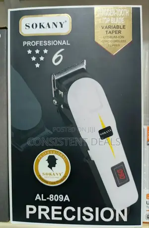 Sokany Professional Rechargeable Hair Clipper