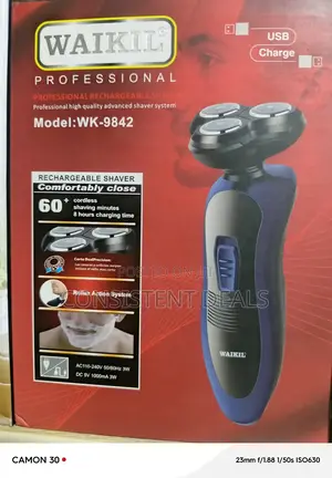 Waikil Professional Rechargeable Shaver