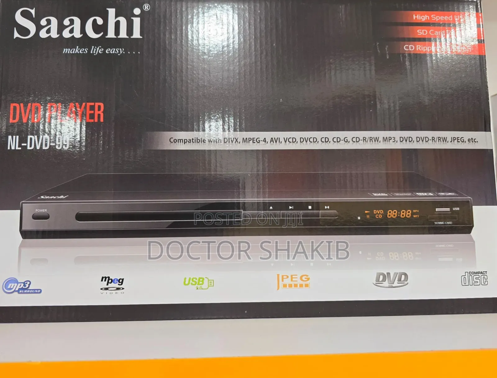 New Saachi DVD Player DVD-99