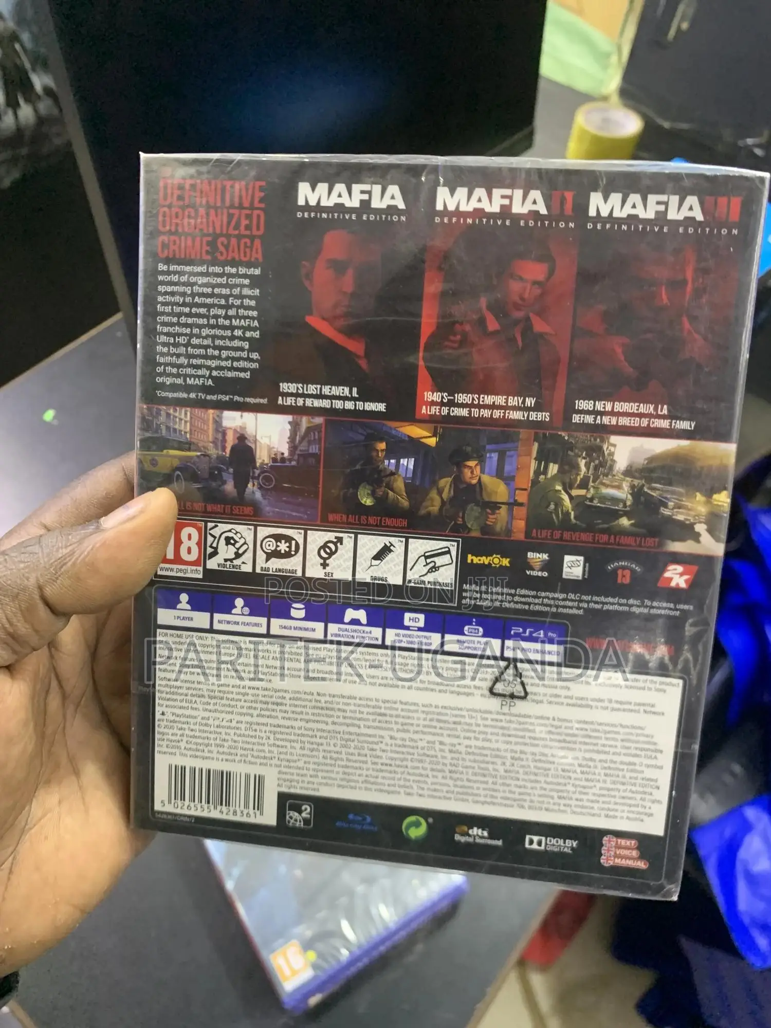 Mafia Trilogy Ps4