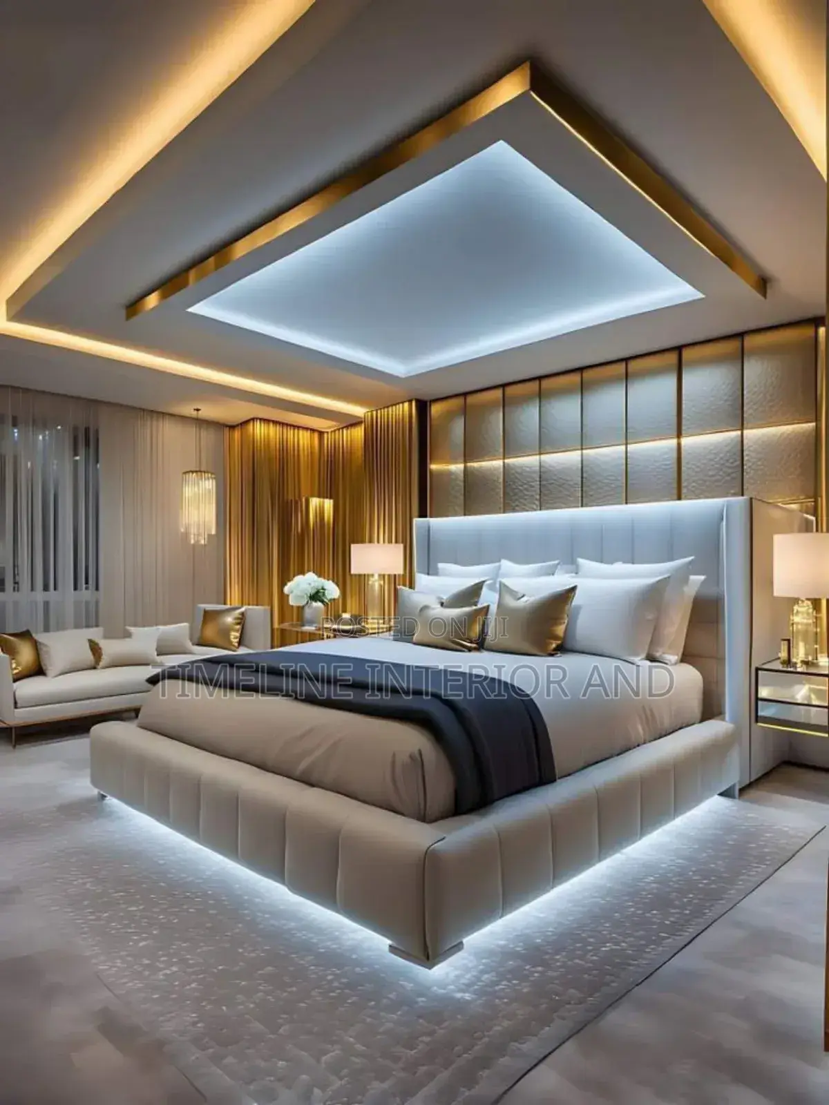 Local, Imported Granite and Gypsum Ceiling.