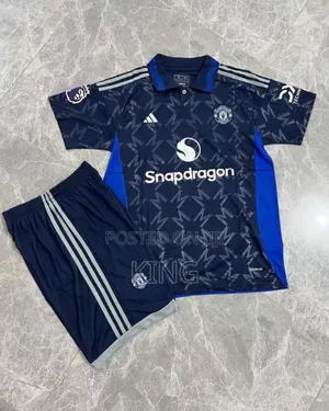 Classy Manchester United Away Jersey. Full Kit