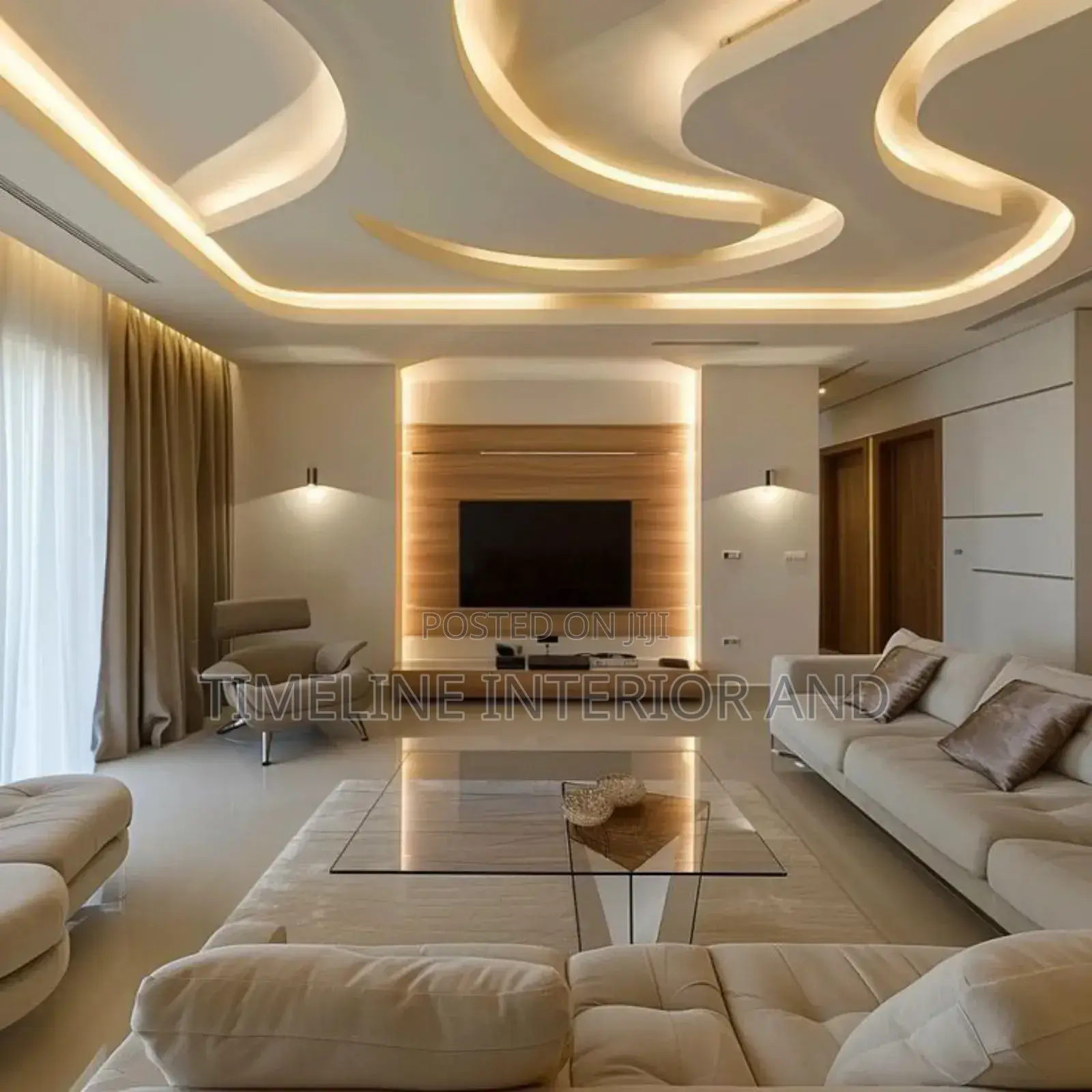 Styling Lights and Gypsum Ceiling