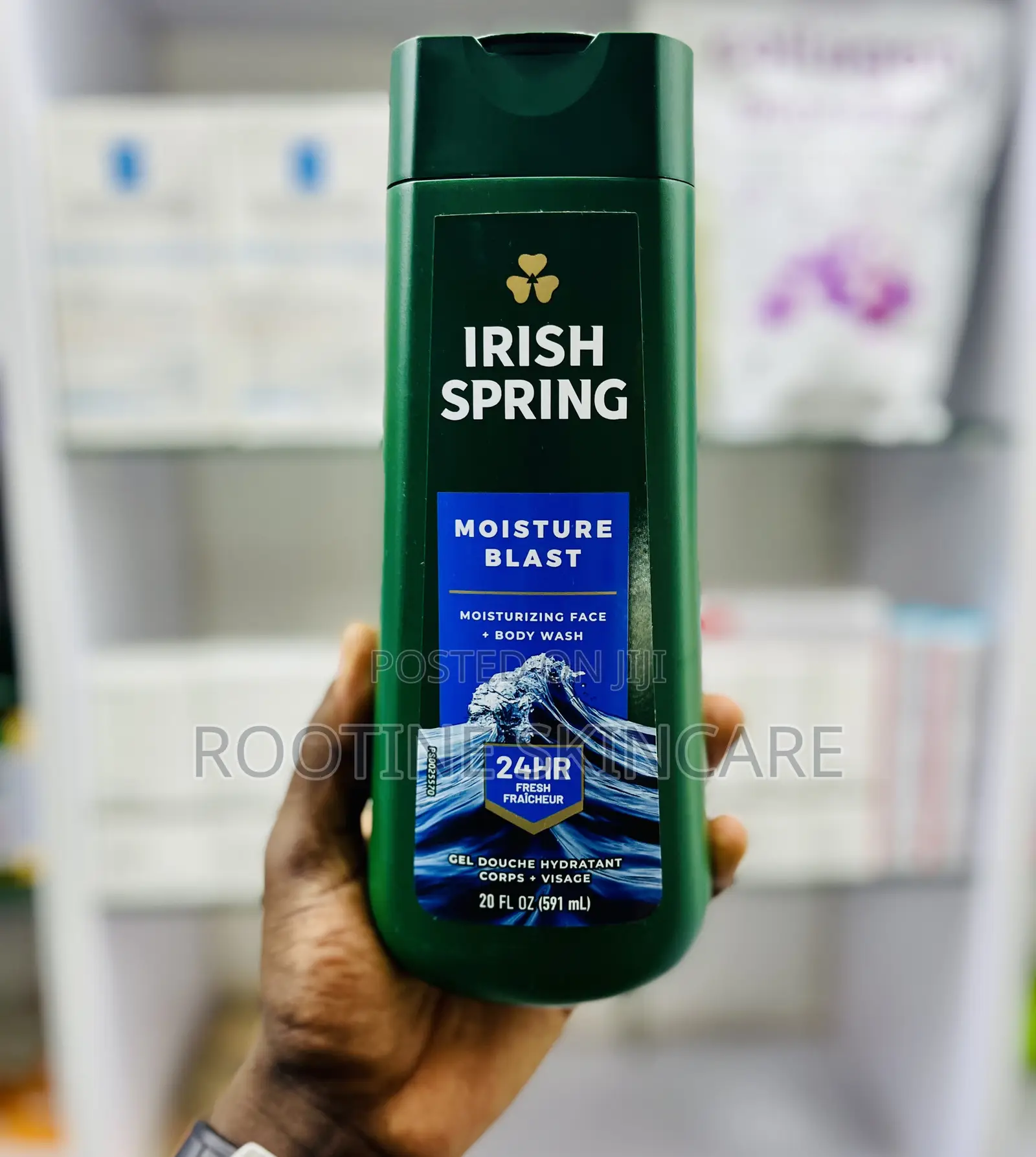 Irish Spring Moisture Blast Face Body Moisturizing Wash