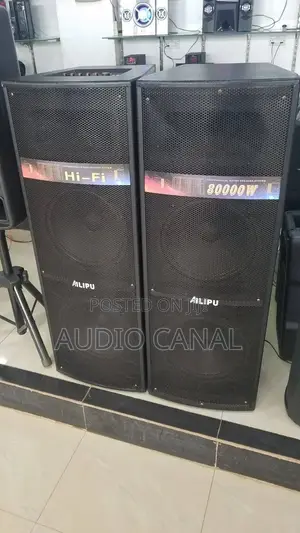 Double Full Range Amplified Speakers