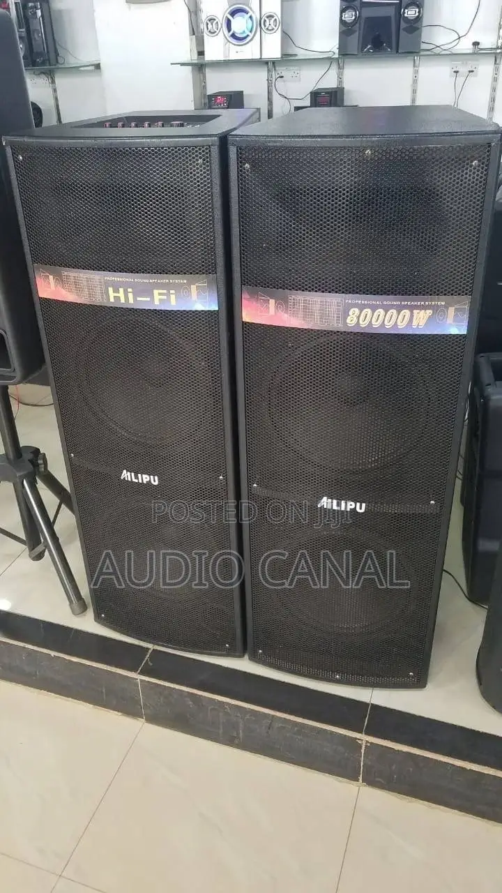 Double Full Range Amplified Speakers