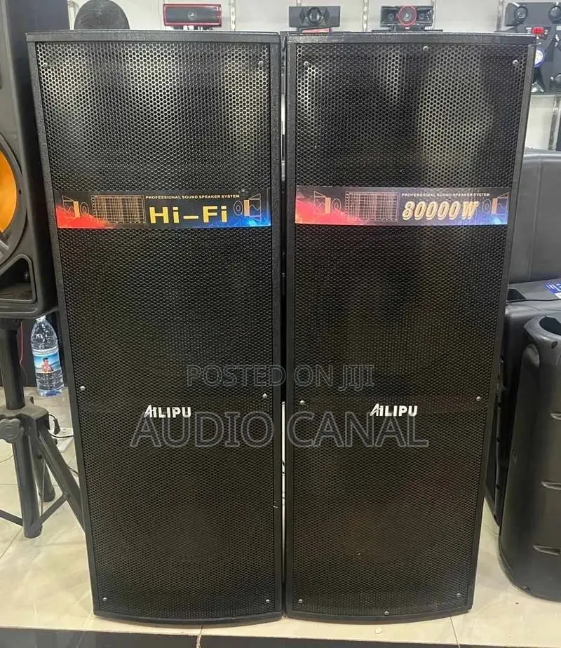 Double Full Range Amplified Speakers